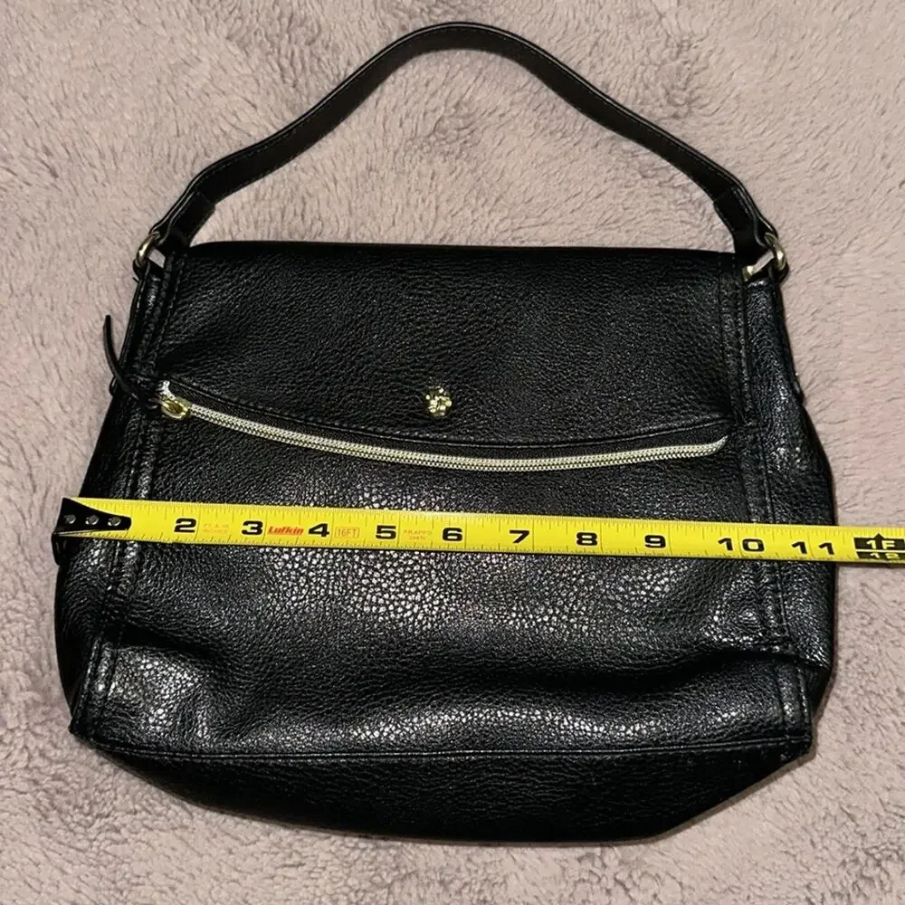 Black Crossbody Flap Handbag